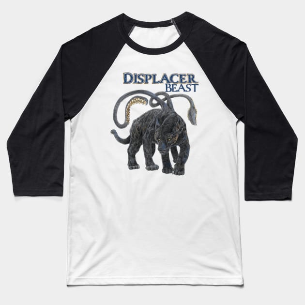 Displacer Beast Baseball T-Shirt by Bogelbear
